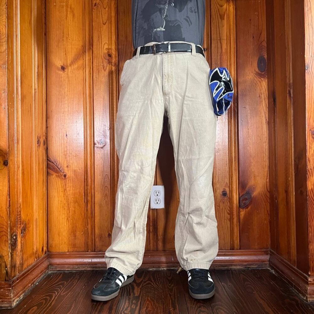Carhartt 38x30 Workwear Carpenter Pants Tan Relaxed